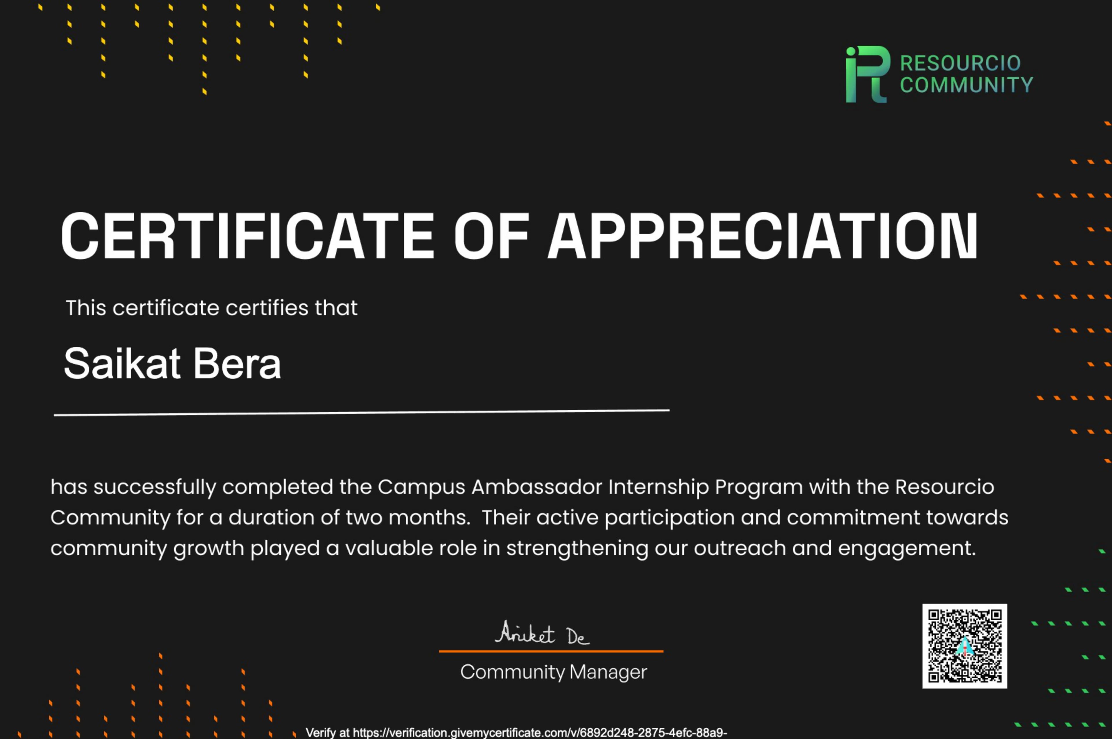 Campus Ambassador Internship