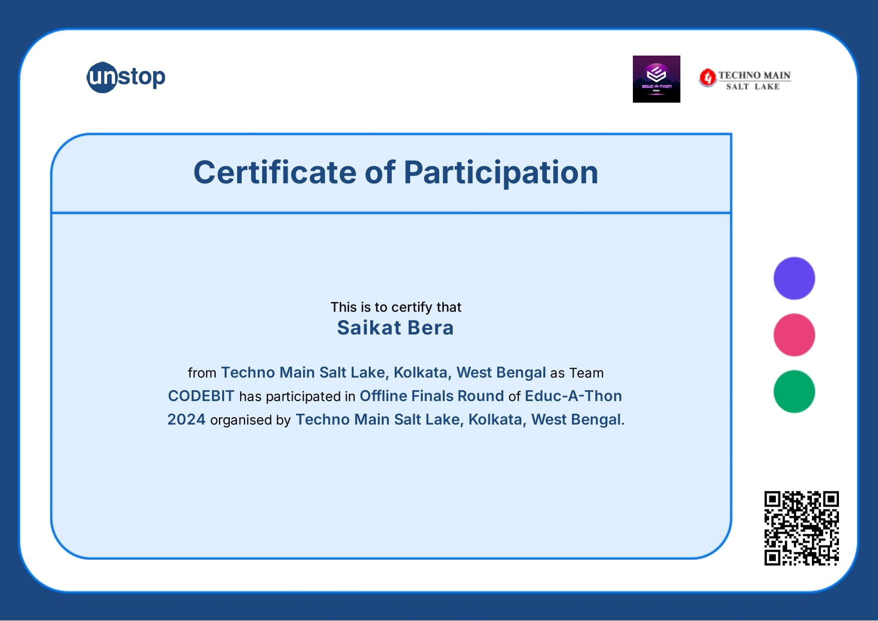 Offline Finals of Educ-A-Thon 2024